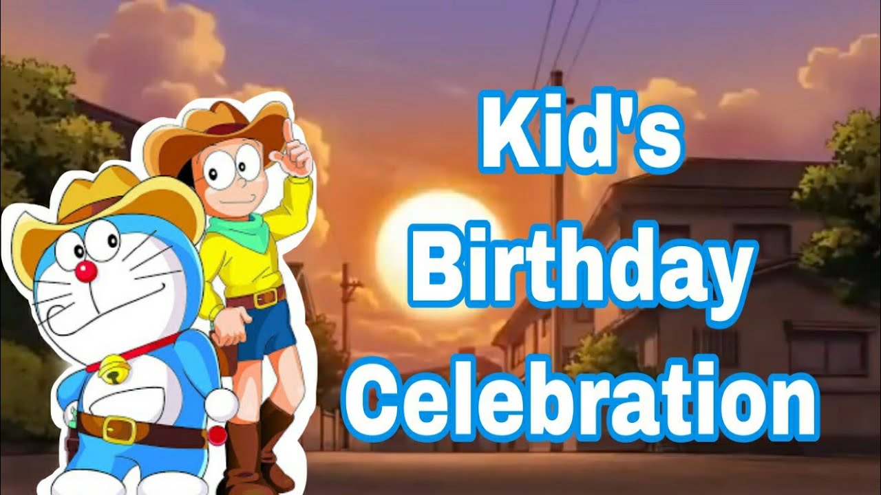 Doraemon Cake | Kid's Birthday Decor |   🎂Our brother's birthday celebration 🎉