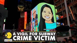 New Yorkers organises a vigil for subway crime victim in Times Square, denounce anti-Asian violence