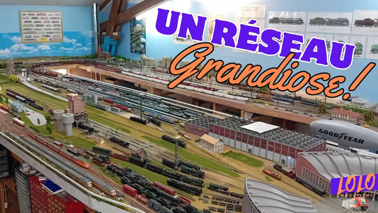 🚂 Un Réseau de Train Miniature GÉANT de 86m² chez Michel !