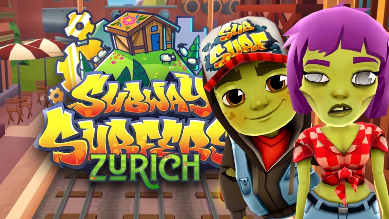 SUBWAY SURFERS GAMEPLAY PC HD 2020 - ZURICH - ZOMBIE JAKE+ZOE - YouTube.