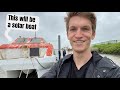 Pickup & Project Introduction - Turning a lifeboat into a solar yacht - H.o.G. Part 1