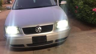 Colocándole unas luces leds a mi jetta