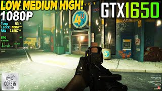 Ready or Not GTX 1650 - 1080p Low, Medium, High,