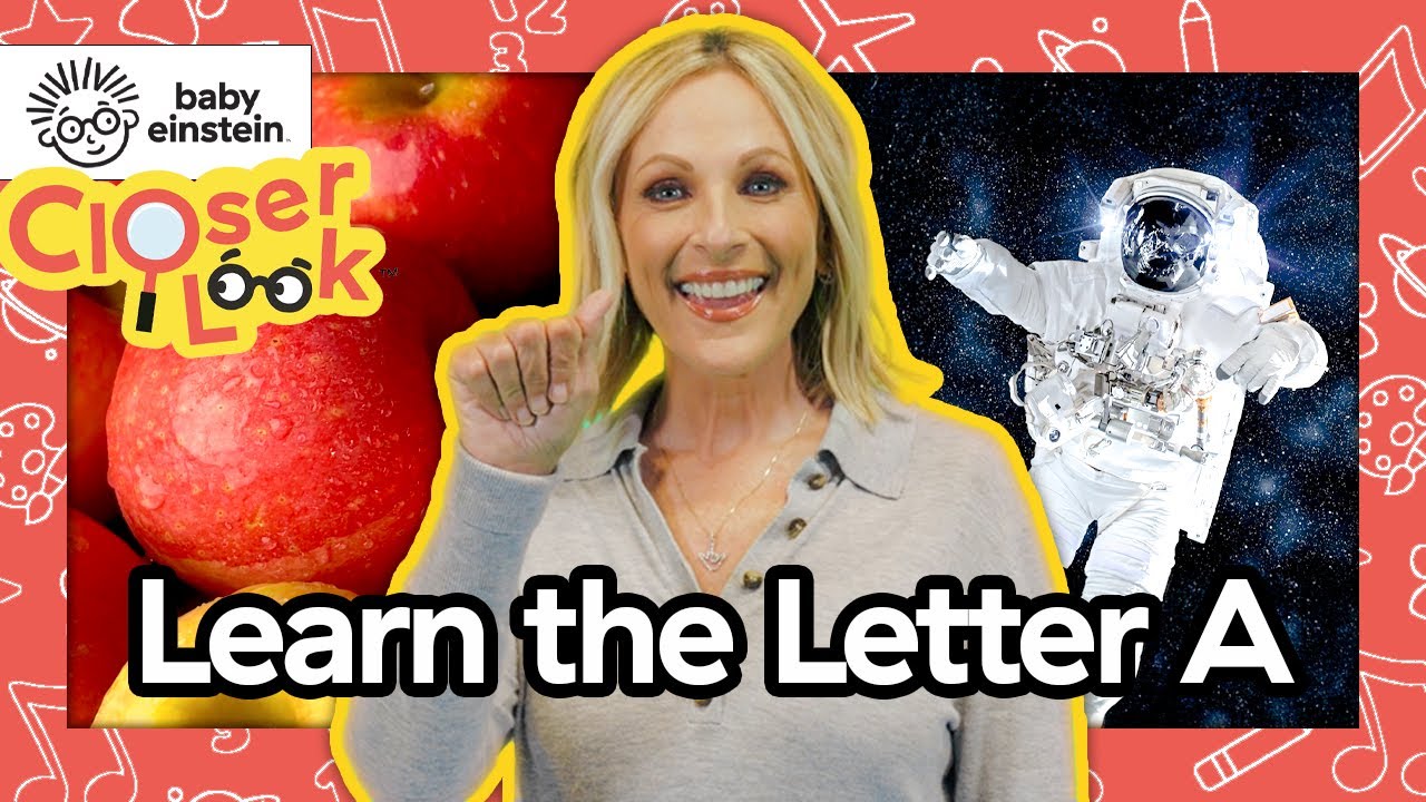 NEW! Closer Look The Letter A 🔍 Learning Letters With Marlee Matlin(03)