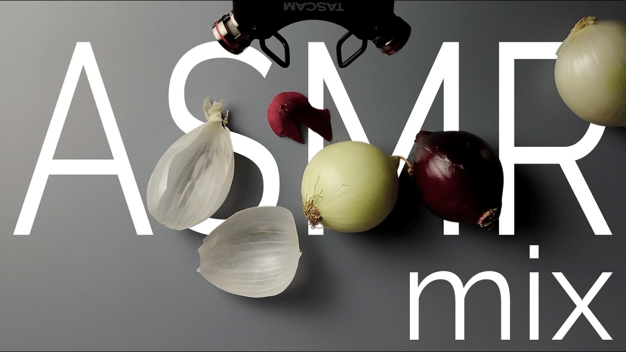【ASMR】Why Onion Sounds Are So Relaxing | Onion triggers | No talking
