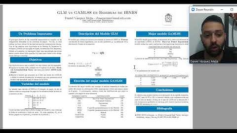 Poster GLM vs GAMLSS Daniel Vasquez