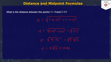HACC - Distance and Midpoint Formulas Video