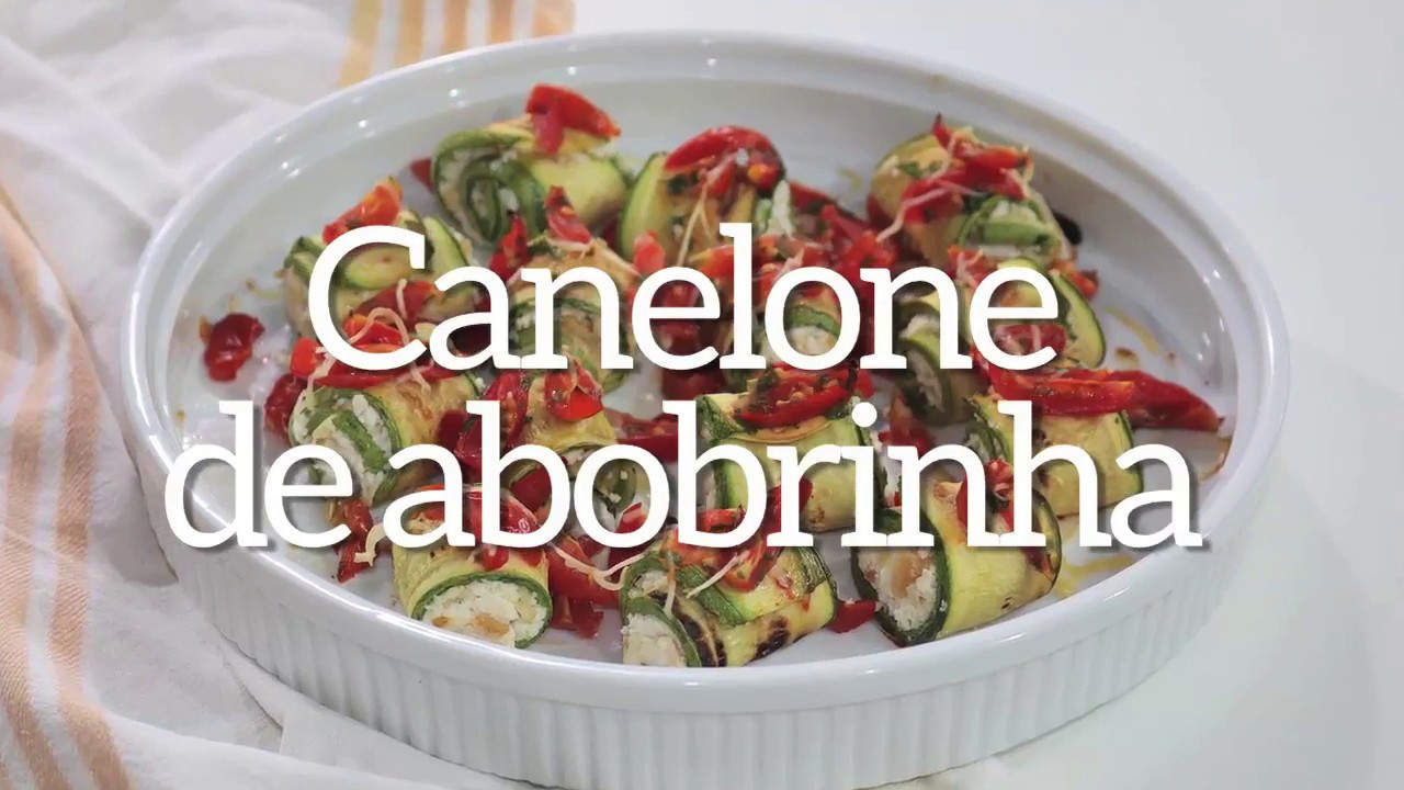 RECEITA: CANELONE DE ABOBRINHA