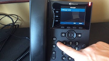 VVX 350 Voicemail Tutorial