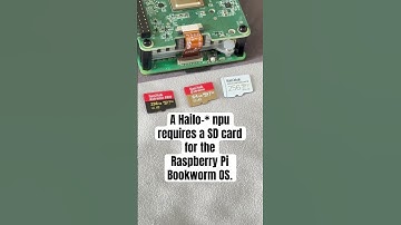 Raspberry Pi Bookworm OS needs a top level SD card when using Hailo-* npu on HAT Kit.