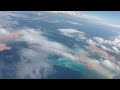 View from a height of 10,000 meters, Indian Ocean