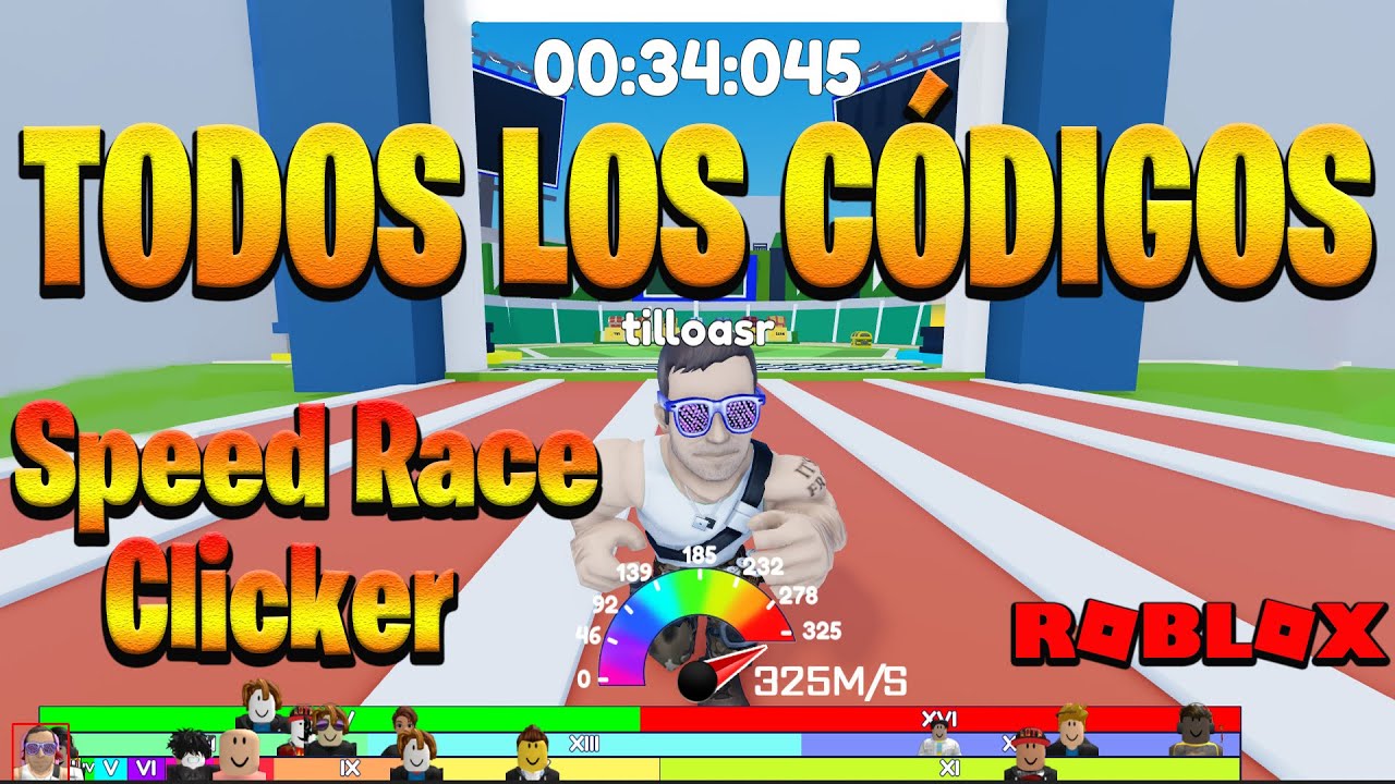 NEW* ALL WORKING CODES FOR SPEED RACE CLICKER 2022! ROBLOX SPEED