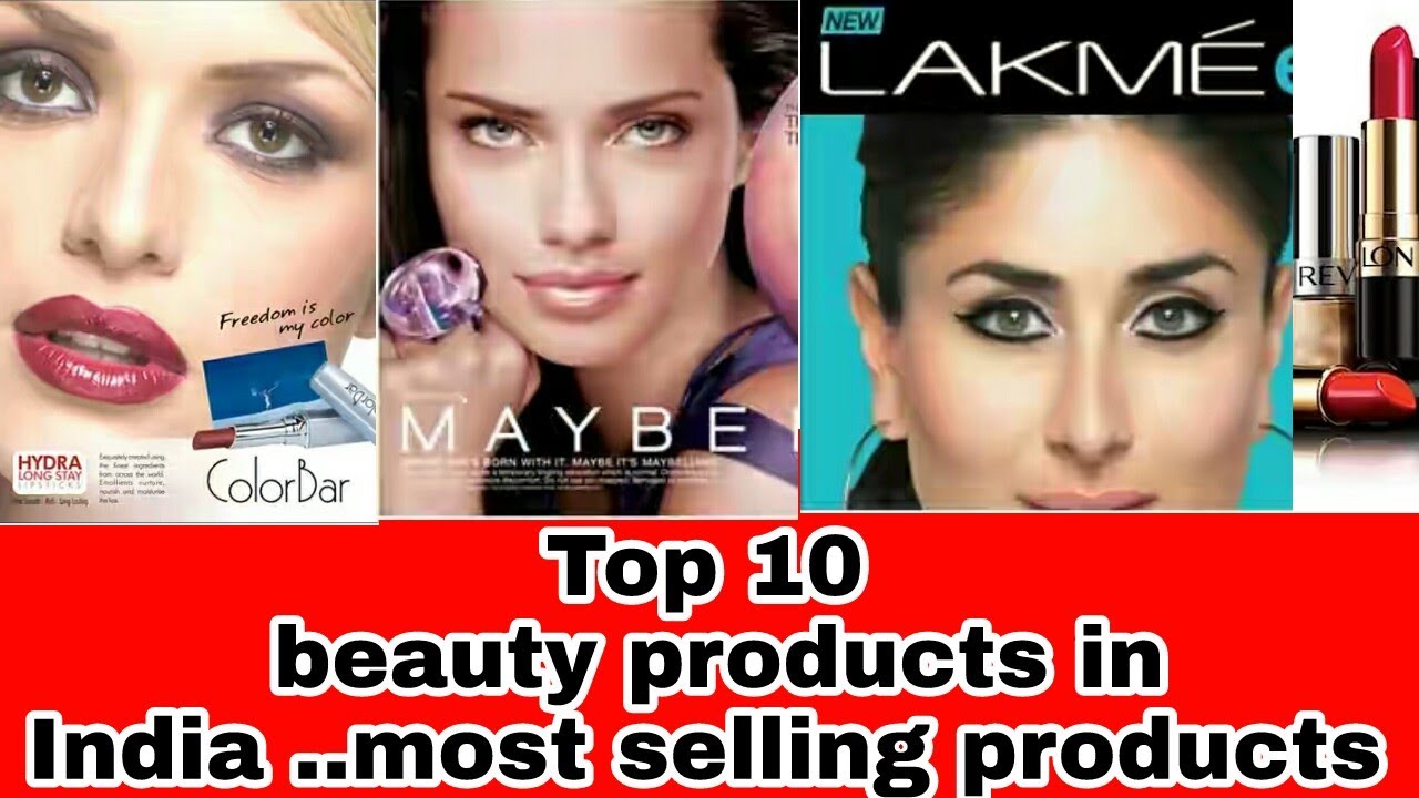 top 10 beauty products in India mostly selling products.. YouTube