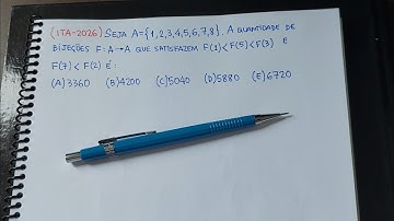 ITA 2026   Questão de Combinatória