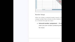 SAP MM Master Data