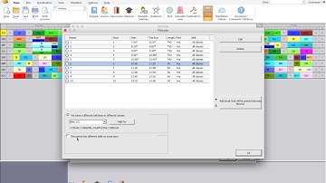 aScTimetables Training - How to set different times for different days