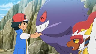 Ash gengar Fire Training Battle 🔥🔥