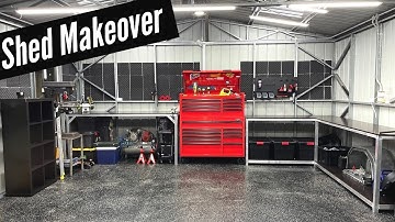 Shed makeover, making my dream workshop!