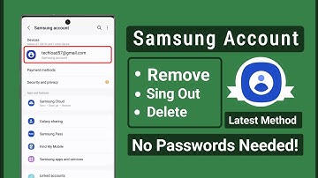how to delete samsung account without password 2024