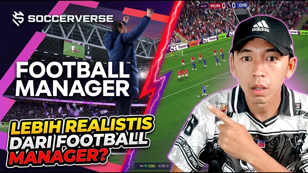 BARU RILLIS! Game Ini LEBIH REALISTIS DARI FOOTBALL MANAGER? Nyobain SOCCERVERSE