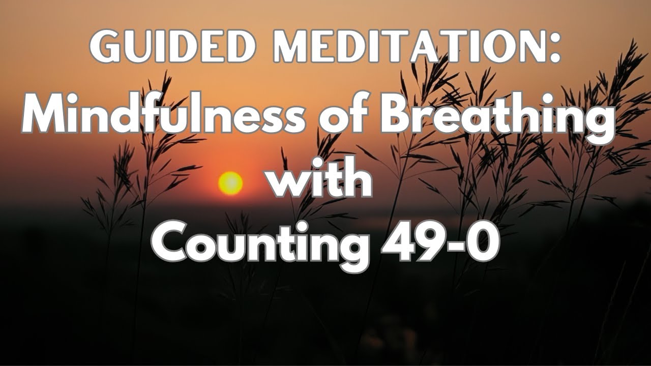Guided Meditation: Mindfulness of Breathing with Counting 49-0 | Maro Yoga