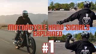 Motorcycle Hand Signals Explained