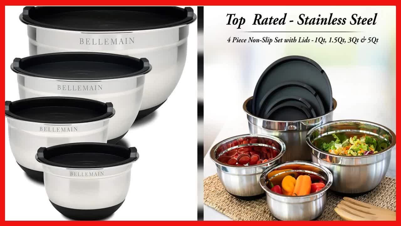 Great product Bellemain Stainless Steel NonSlip Mixing Bowls with