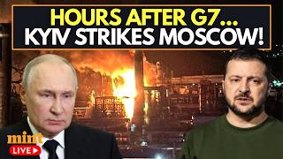 LIVE | Hours After G7, Ukraine Launches Drone Attack on Moscow Amid Trump's Iran Peace Push
