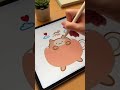 🎄 Just drawing a cozy Christmas scene on iPad. #drawmee #learning #learnhowtodraw #drawing #viral