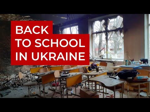 Ukraine's school children bear brunt of war as school year starts.  Ukraine in Flames #175