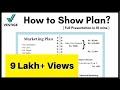 Vestige plan in hindi  how to show the plan