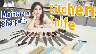 厨刀的日常保养和正确的磨刀方法How to maintain a kitchen knife and the correct method of sharpening丨曼食慢语