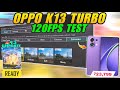 🔥Oppo K13 Turbo 120Fps BGMI Gameplay Test with Fps Meter - Dimensity 8450