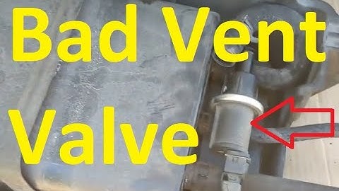 Symptoms of a Bad EVAP Vent Valve Solenoid and how Test if it Has Failed