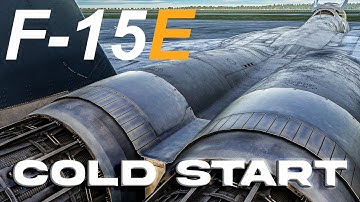 DCS - F15E Strike Eagle - Training - Cold Start - DIGITAL COMBAT SIMULATOR - Playthrough