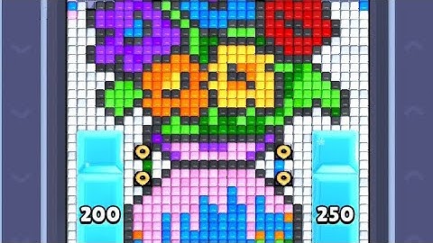 Pixel Flow Level 435. Walkthrough Gameplay 