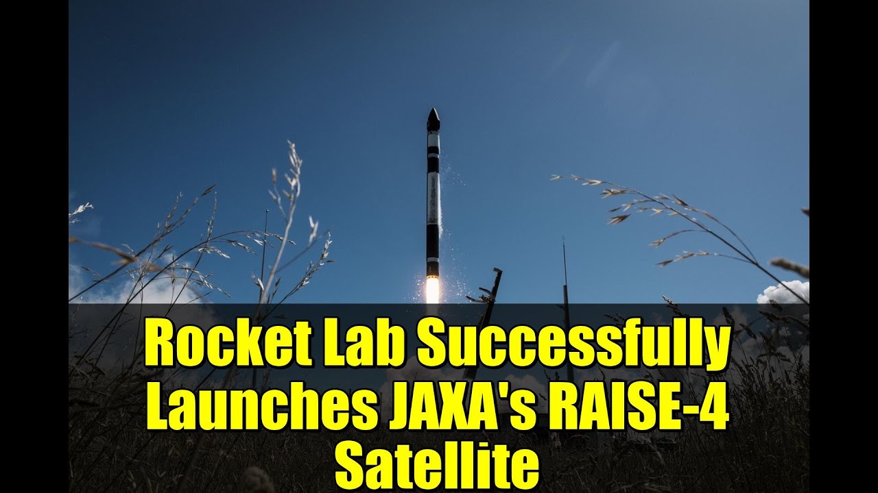 Rocket Lab Successfully Launches JAXA's RAISE-4 Satellite