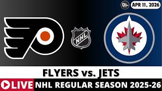 PHILADELPHIA FLYERS VS WINNIPEG JETS 🏒 NHL Game Score Radio Play-by-Play