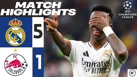 HIGHLIGHTS - Real Madrid vs RB Salzburg 5-1 Goals& Highlights | Champions League 2024/25