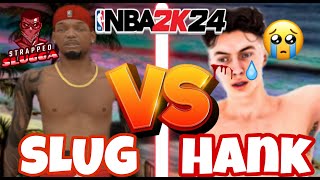 WOW🔥 I CAUGHT HANKDATANK LACKIN ON NBA 2K24 😈😂 WITH MY 2-WAY SHARPSHOOTING SLASHING PLAYMAKER 💪 by StrappedSluggaTV 332 views 1 month ago 9 minutes, 3 seconds