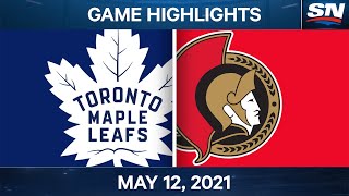 NHL Game Highlights | Maple Leafs vs. Senators - May 12, 2021