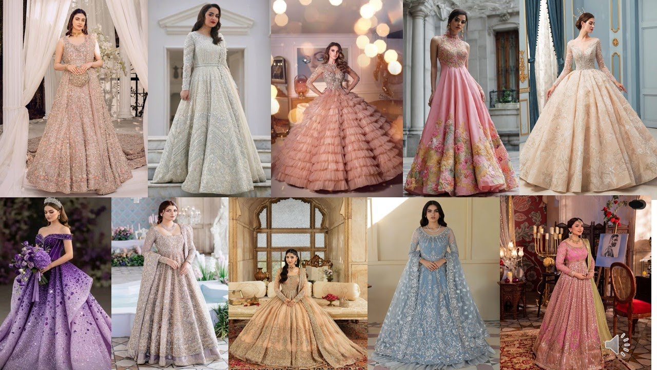 💫 beautiful princess gown design😍l latest gown designs 2025 