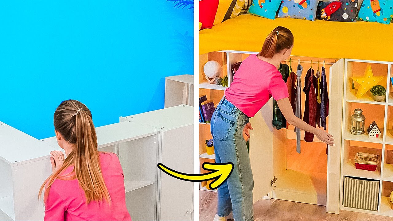 DIY Cool Room Under The Bed Bedroom Transformation Ideas YouTube