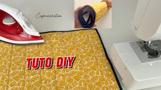 Tapis Repassage Laine - Protection Surface - Portable - Idéal Couture & Matelassage - 43x34cm