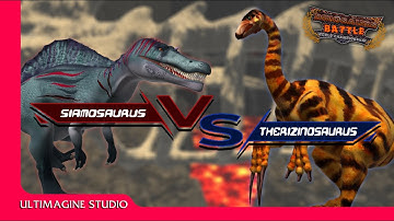 Epic Siamosaurus vs Therizinosaurus Showdown | Dinosaurs Battle s2 GA7