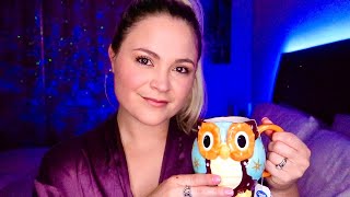 ASMR Getting You Ready For Bed | Skincare, Facial, Reading You To Sleep | ft. Dossier