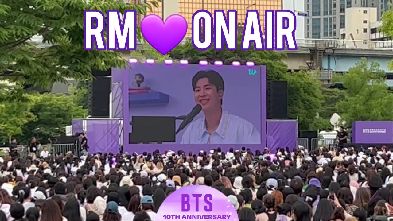 BTS Leader RM💜ON AIR | 10th Anniversary 온에어쇼 방탄소년단 10주년 #bts #btsarmy #btsfesta2023 #방탄소년단 #bts페스타