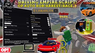 [LEXUS]Driving Empire🏎️Car Racing OP Script Pc/Mobile🤩 Auto Rob(Crates,Bank,Atms),Auto Arrest+More🔥