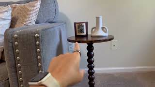 Easy Assembly Round Accent Table