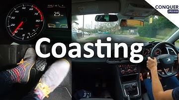 What is coasting when driving and what is allowed on the UK driving test